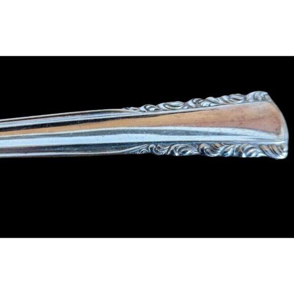 5 Pc Vintage Holmes & Edwards 1951 MAY QUEEN Silverplate Spoons & Butter Knives - Picture 2 of 6